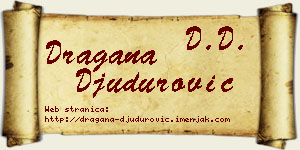 Dragana Đudurović vizit kartica